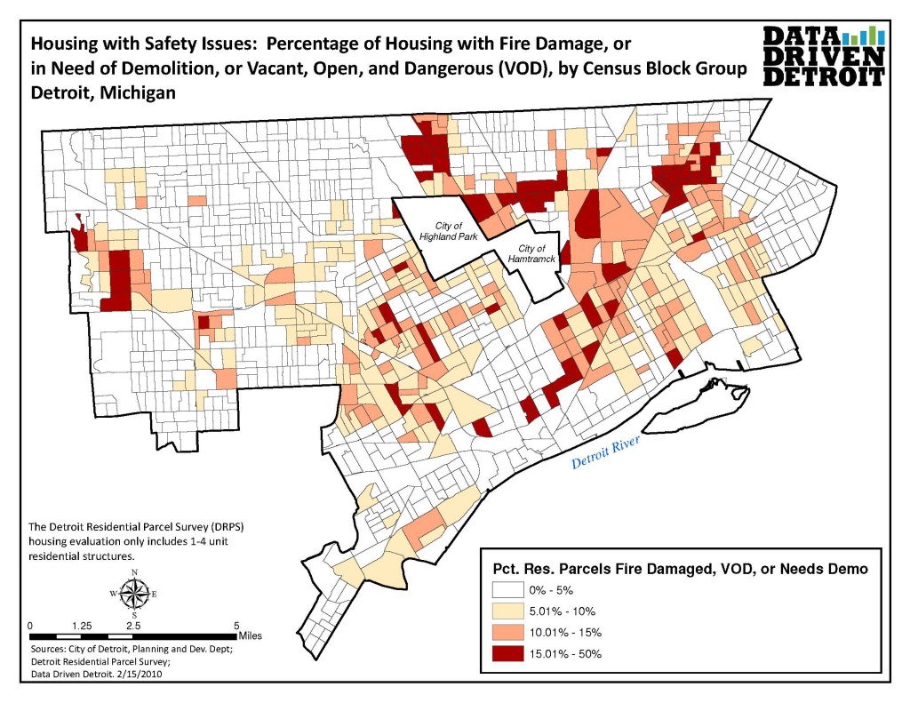 Housing with Safety Issues Map